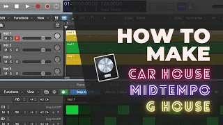 How to Make G HOUSE, CAR HOUSE, MIDTEMPO - Logic Pro X Template and Tutorial by Alex Menco