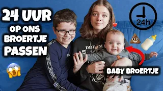 24 UUR VOOR ONS BABY BROERTJE ZORGEN !! [HEEL VERMOEIEND!!] - Broer en Zus TV #681