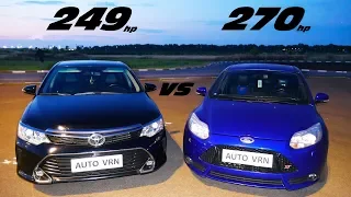 CAMRY 3.5 vs FORD FOCUS 3 ST. ГОНКА !!!