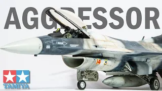 Tamiya's 1/48 F16C/N Aggressor | Full Build | HD