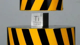 HYDRAULIC PRESS vs TITANIUM AND OBSIDIAN