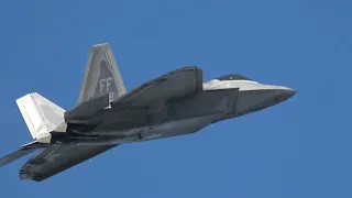 F-22 Raptor Demo at Lockheed Airshow Sanford