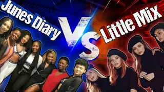 Who is better? AMAZING singing groups - June's Diary vs Little Mix | reaction