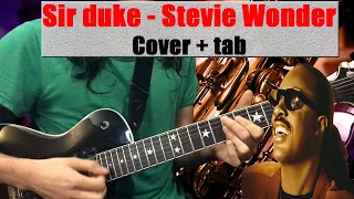 Sir Duke - Stevie Wonder (guitar cover + tab)