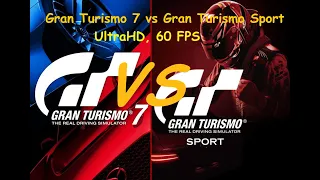 Gran Turismo 7 vs Gran Turismo Sport | 4K 60 FPS | Сравнение Gran Turismo 7 с Gran Turismo Sport