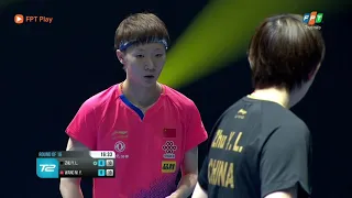 WANG MANYU VS ZHU YULING ( T2 DIAMOND TẠI SINGAPORE 2019)