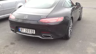 Very loud startup of the AMG GT S!