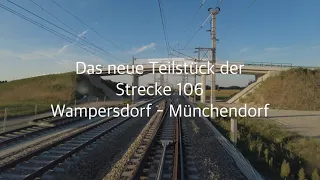 Das neue Teilstück der Strecke 106 / Ebreichsdorf