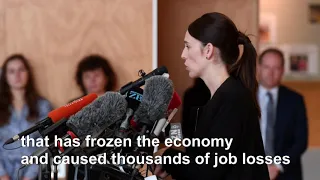 New Zealand PM takes pay cut as virus hits economy