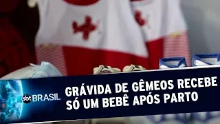 Grávida de gêmeos recebe apenas um bebê após o parto em Goiânia | SBT Brasil (17/09/19)