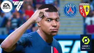 EA Sports FC 24 - PSG Vs. RC Lens - Ligue 1 Uber Eats 23/24 Matchday 3 | Full Match