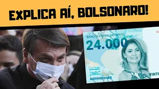 BOLSONARO, POR QUE A MICHELLE RECEBEU R$ 89 MIL DO QUEIROZ?!