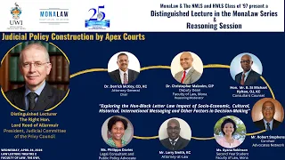 Judicial Policy Construction by Apex Courts | The Rt. Hon. Lord Reed | MonaLaw Distinguished Lecture