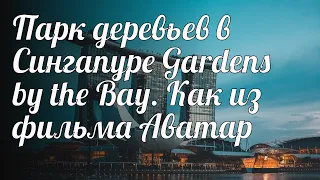 Парк деревьев в Сингапуре Gardens by the Bay. Как из фильма Аватар