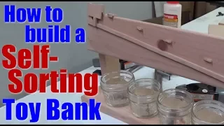 Woodworking: How to build a self-sorting coin bank