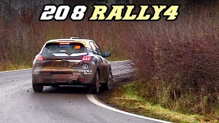 Peugeot 208 rally4 2021 Rallies | Huge anti-lag POPS & BANGS | 3-cyl Turbo