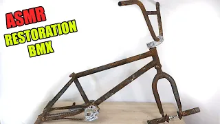 Restoration burnt BMX bike