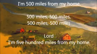 Peter, Paul & Mary ~  ♪ 500 Miles (Sad Song of Poor)#Folk Song