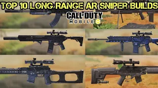 Top 10 Long Range Assault Rifle Sniper Gunsmith Builds in COD Mobile | Call of Duty Mobile