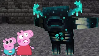 Peppa Pig And George Found Ancient Cities In Minecraft