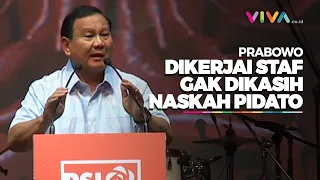 Gaya Santai Hingga Gimmick Lucu Prabowo Subianto Saat Pembukaan Pidato #prabowosubianto #viral