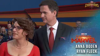 Captain Marvel Directors Anna Boden and Ryan Fleck Interview | Red Carpet Premiere