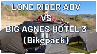 Lone Rider ADV tent VS Big Agnes HOTEL 3 Bikepack