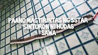 PAANO MAGTIRINTAS O GUMAWA NG SINTURON NI HUDAS , SAWA NA PAPUTOK