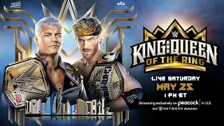 WWE 2K24 Cody Rhodes vs Logan Paul King and Queen of the Ring Prediction Highlights