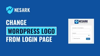 How to change WordPress login page logo | How to Customize WordPress Login Page 2022 | Nesark