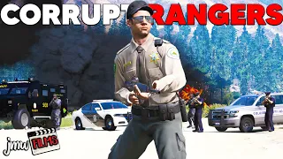 CORRUPT PARK RANGERS KILL POLICE! | GTA 5 Roleplay | PGN # 334