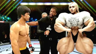 PS5 | Bruce Lee vs. Super Muscular Amazonka (EA Sports UFC 4)