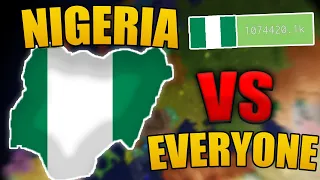 NIGERIA VS EVERYONE | Rise of Nations Roblox