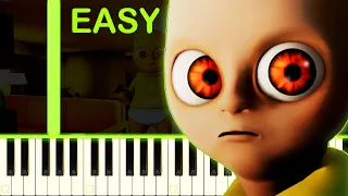 THE BABY IN YELLOW THEME - EASY Piano Tutorial