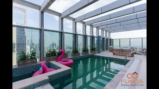 Step Inside this 6-Bed Duplex Penthouse in Dubai with Private Pool & Panoramic Views | Must-See
