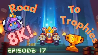 Rush Royale - ROAD to 8K Trophies! - Ep. 17 - MAX LEVEL TRICKSTERS!!