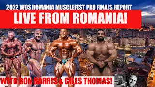 LIVE FROM ROMANIA 🔴 BEHROOZ TABANI WINS! 2022 ROMANIA MUSCLEFEST PRO FINALS