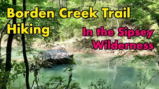Hiking Borden Creek Trail, Sipsey Wilderness, Alabama