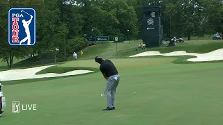 Phil Mickelson makes creative par at the Memorial