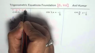 Solve Trigonometric Equations with Multiple Angle in Restricted Domain