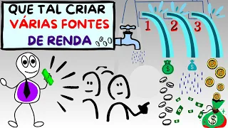 Criar Várias Fontes de Renda e Aposentadoria com os Investimentos