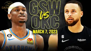 Golden State Warriors vs OKC Thunder Full Game Highlights | March 7, 2023 | FreeDawkins