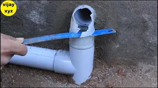 Why Didn't I Know About This Technique How To Fix Pvc Pipe Befor This Secret Trick.