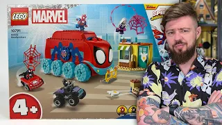 MOBILNA KWATERA DRUŻYNY SPIDER-MANA 🕷️ LEGO MARVEL 10791 RECENZJA