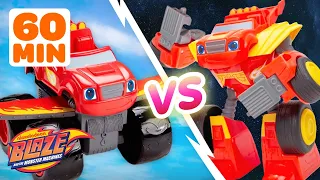 Robot Blaze vs. Airplane Blaze ✈️ | 90 Minutes | Blaze and the Monster Machines Toys