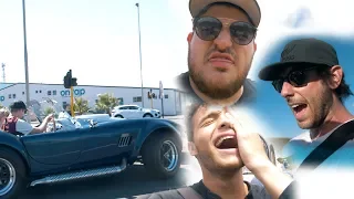 HE ALMOST CRASHED A VINTAGE SHELBY COBRA IN CAPE TOWN!!