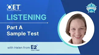 Live class with E2: OET Listening - Part A Sample Test
