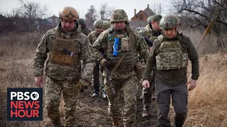 Western nations warn shelling in Ukraine could provide false pretext for Russian invasion