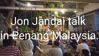 Jon Jandai talk at the project Mars Penang Malaysia.