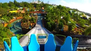 [4K] World's Tallest Raft Drop Ride POV - NOW OPEN - Infinity Falls